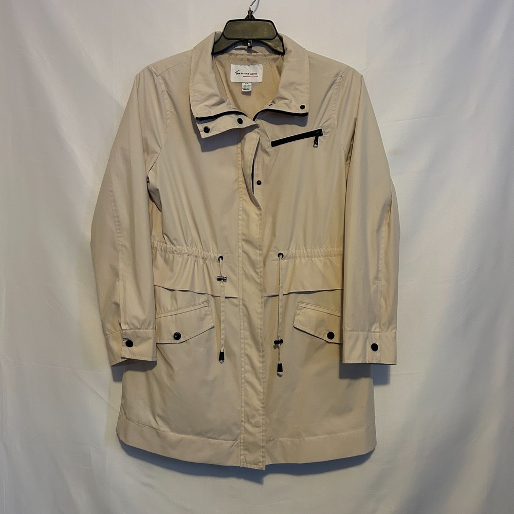Two By Vince Camuto Beige Tan Taupe Utility‎ Jacket Womens Sz M